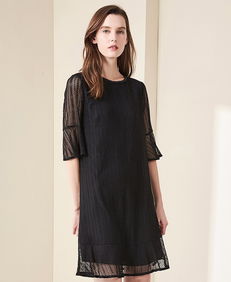 朗斯莉女裝進(jìn)貨價幾折慕希圓領(lǐng)連衣裙